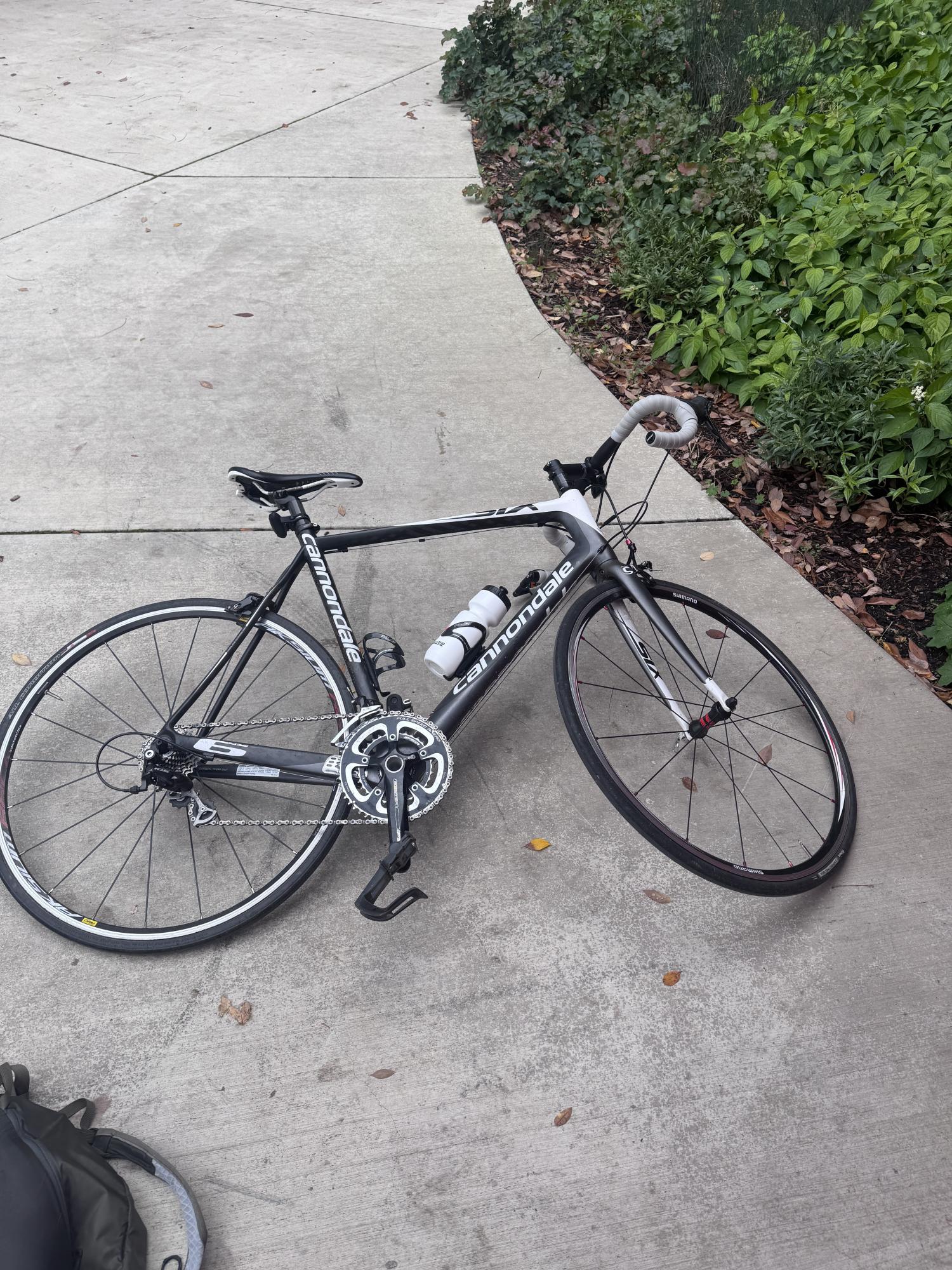 2015 Cannondale Super Six Black and White